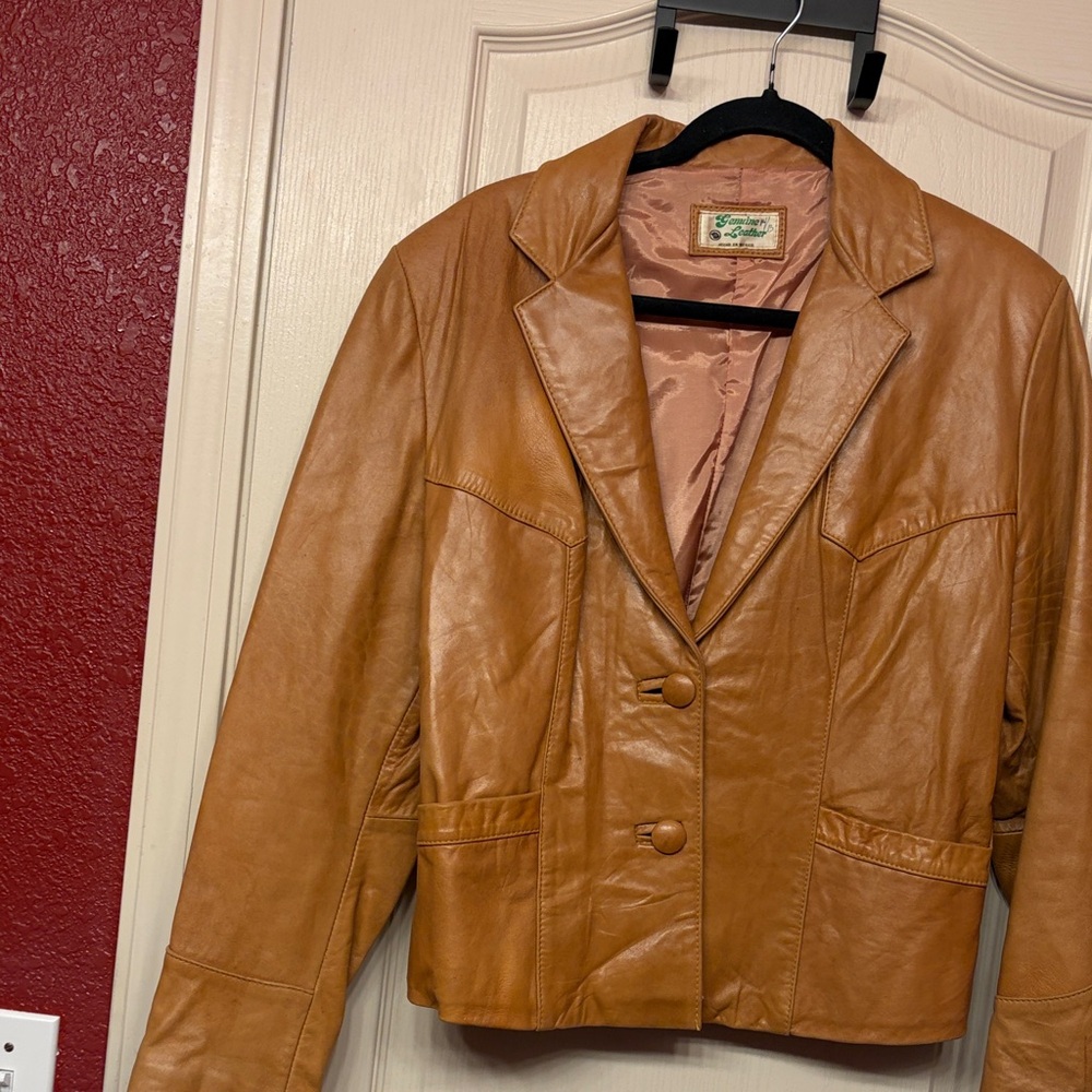 Vintage 70’s Leather Coat